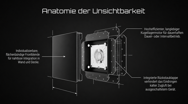 AERIS Badlüfter – durchdachte Konstruktion