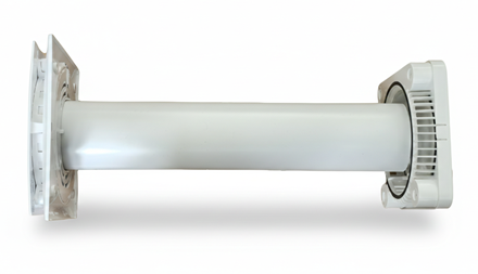 Das flache Design des AURA-Slim passt perfekt in ein modernes Wohnzimmer.