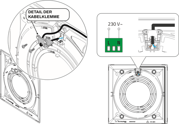 Einfache Installation der AURA-Lüftung: Schritt 3 – Elektrischer Anschluss
