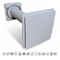 Dezentrale Lüftung AURA 100 SLIM mit...