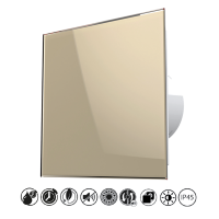 Badlüfter EOS 100 H Beige mit Feuchtigkeitssensor...