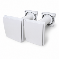 Dezentrale Lüftung AURA DUO 100 Slim mit...