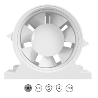 Rohrventilator TUBO PRO 125 mit Montagesatz