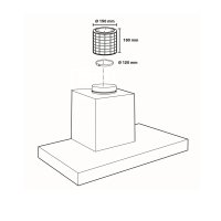 Plasma Dunstabzugshaube LEVEL Plasm 90 Black mit Luftreinigung