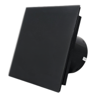 Badlüfter EOS 100 BK mit Echtglasfront,...