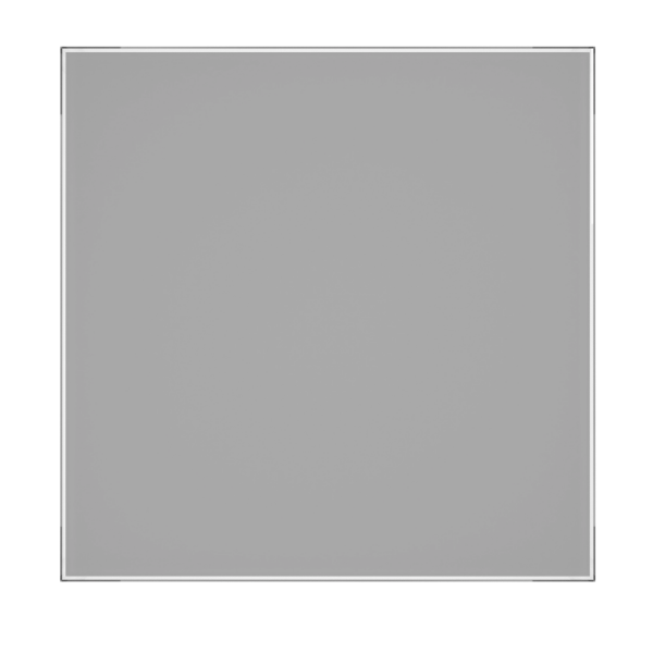 Glaspaneel für EOS-Ventilatoren in Silber