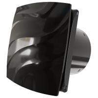 Badlüfter ALTO 100 Black mit Quick-Fix Montagesystem