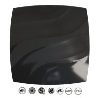 Badlüfter ALTO 100 Black mit Quick-Fix Montagesystem