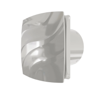 Badlüfter ALTO 100 TH Silver mit Nachlauf & Feuchtigkeitssensor