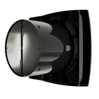 Badlüfter ALTO 120 Black mit Quick-Fix Montagesystem