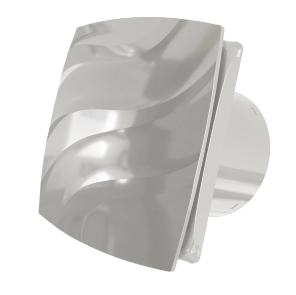 Badlüfter ALTO 120 Silver mit Quick-Fix Montagesystem