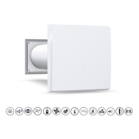 Dezentrale Lüftung AURA Pico 100 Ultra mit Wärmerückgewinnung